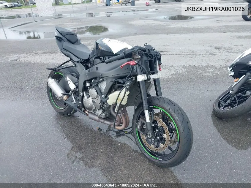 JKBZXJH19KA001026 2019 Kawasaki Zx636 K