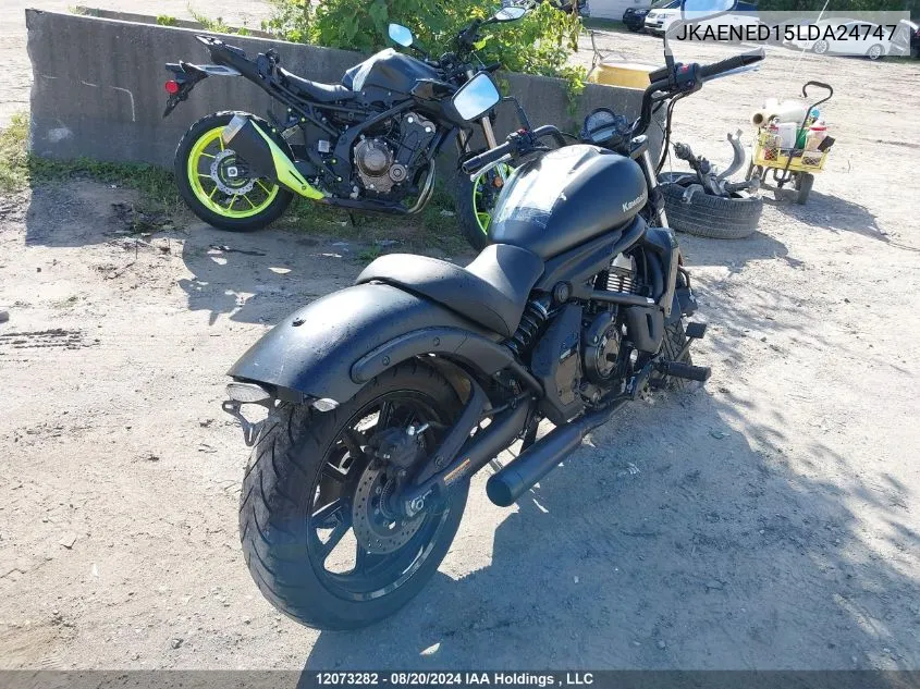 2020 Kawasaki En650 D VIN: JKAENED15LDA24747 Lot: 12073282