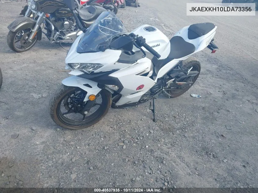 2020 Kawasaki Ex400 VIN: JKAEXKH10LDA73356 Lot: 40537935