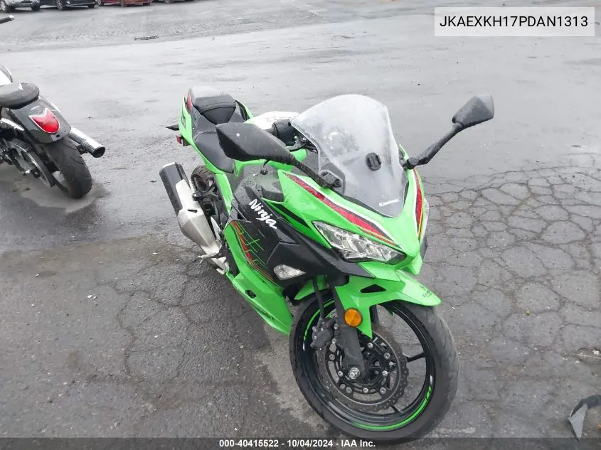 2023 Kawasaki Ex400 VIN: JKAEXKH17PDAN1313 Lot: 40415522