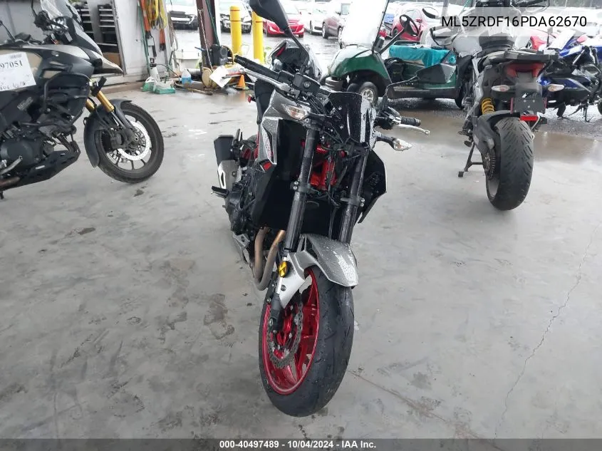 ML5ZRDF16PDA62670 2023 Kawasaki Zr900 F