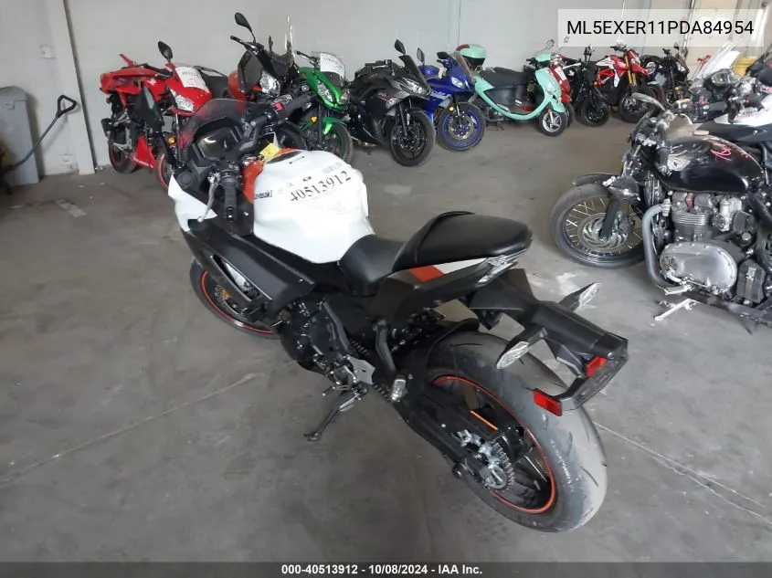 2023 Kawasaki Ex650 R VIN: ML5EXER11PDA84954 Lot: 40513912