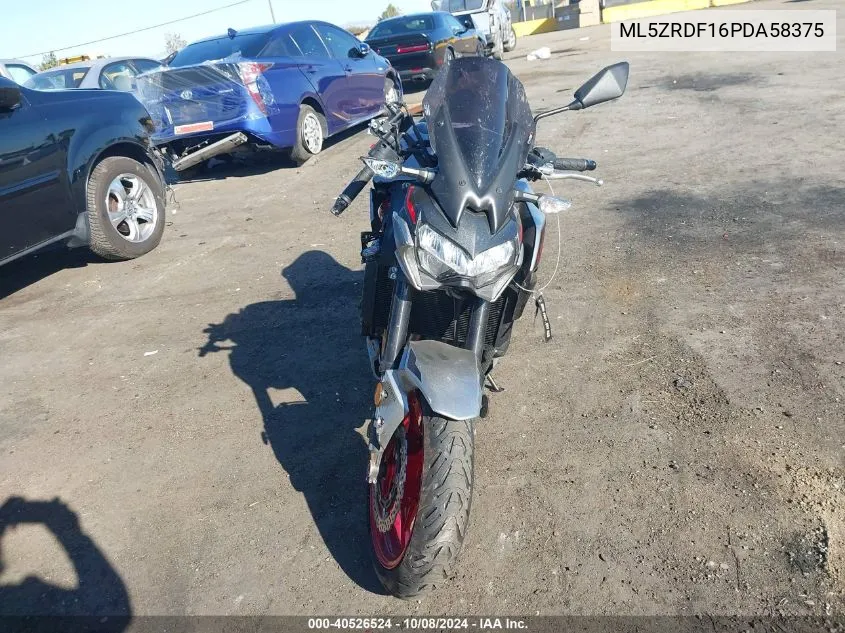 ML5ZRDF16PDA58375 2023 Kawasaki Zr900 F