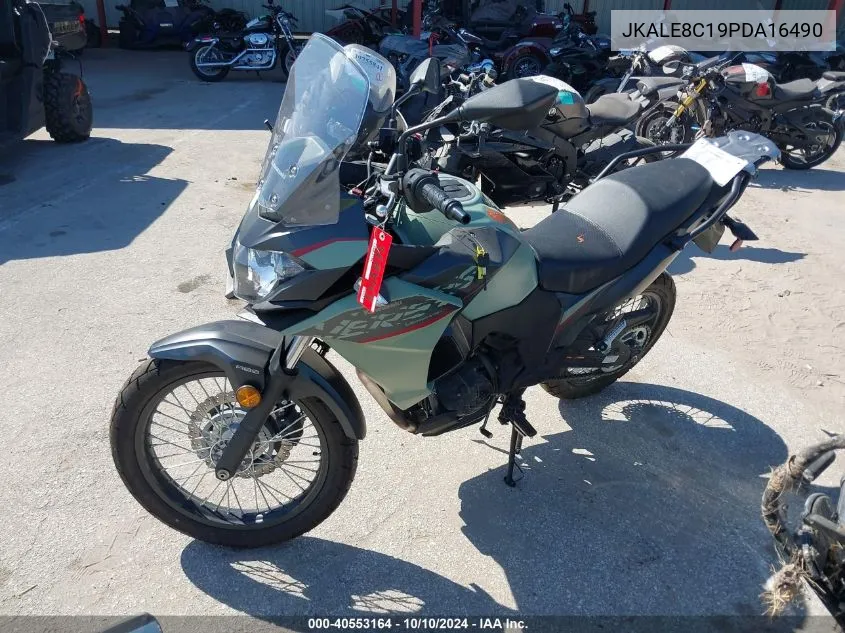 2023 Kawasaki Kle300 C VIN: JKALE8C19PDA16490 Lot: 40553164