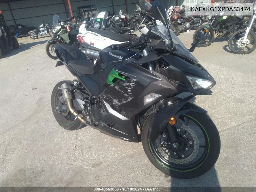 2023 Kawasaki Ex400 VIN: JKAEXKG1XPDAS3474 Lot: 40563859