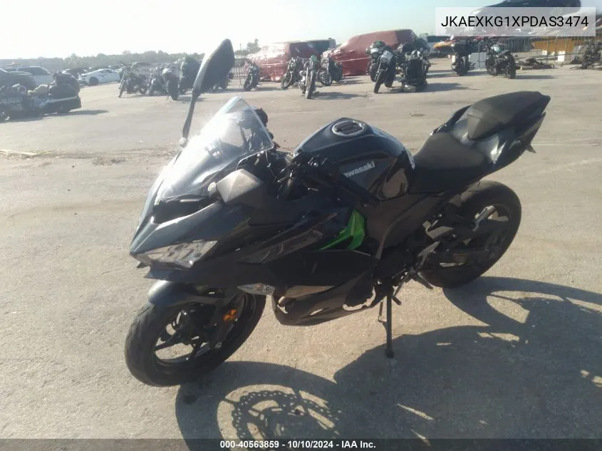 2023 Kawasaki Ex400 VIN: JKAEXKG1XPDAS3474 Lot: 40563859