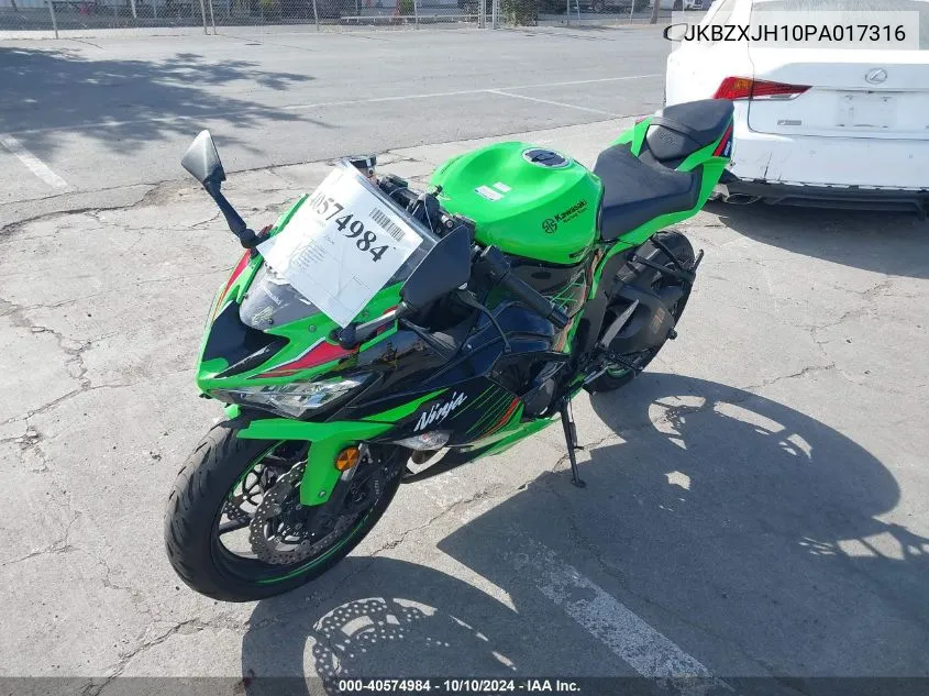 JKBZXJH10PA017316 2023 Kawasaki Zx636 K