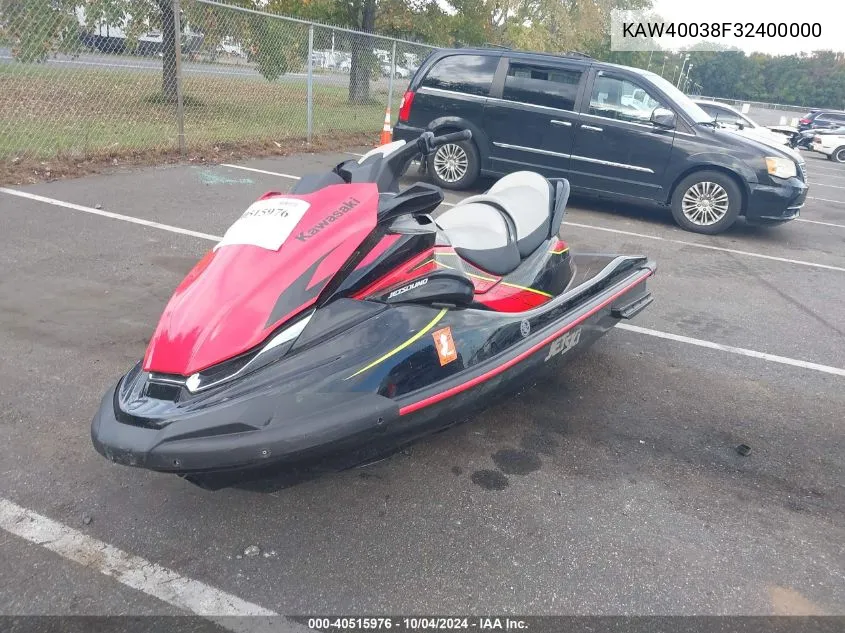 2024 Kawasaki Jet Ski Stx VIN: KAW40038F32400000 Lot: 40515976