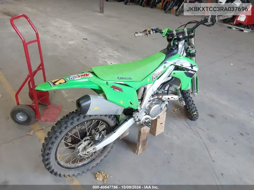 2024 Kawasaki Kx252 C VIN: JKBKXTCC3RA037696 Lot: 40547786