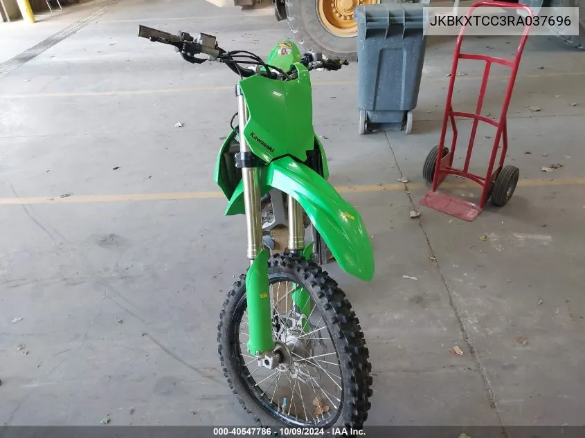 2024 Kawasaki Kx252 C VIN: JKBKXTCC3RA037696 Lot: 40547786