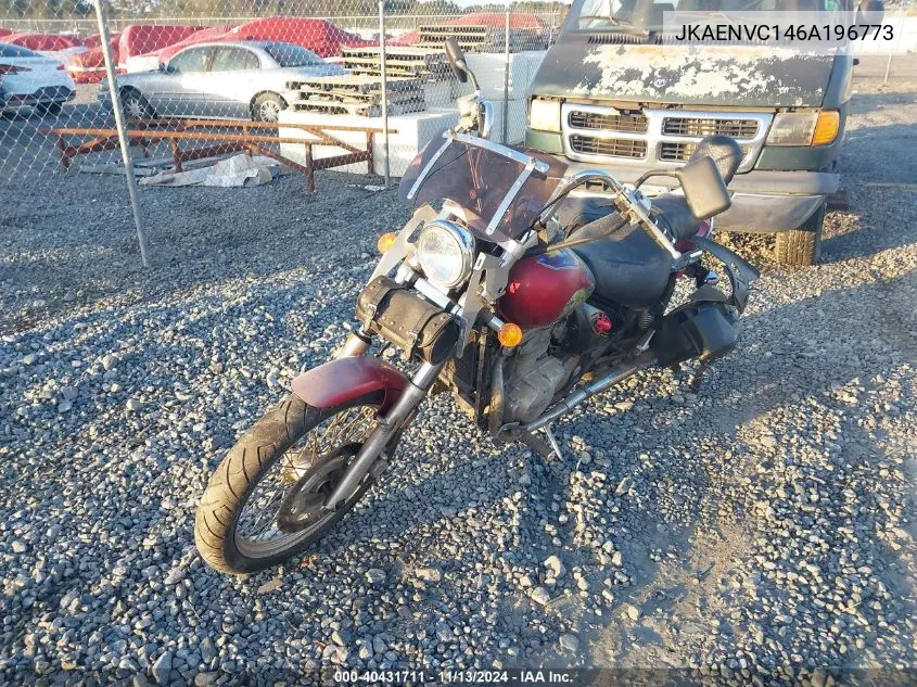 2006 Kawasaki En500 C VIN: JKAENVC146A196773 Lot: 40431711