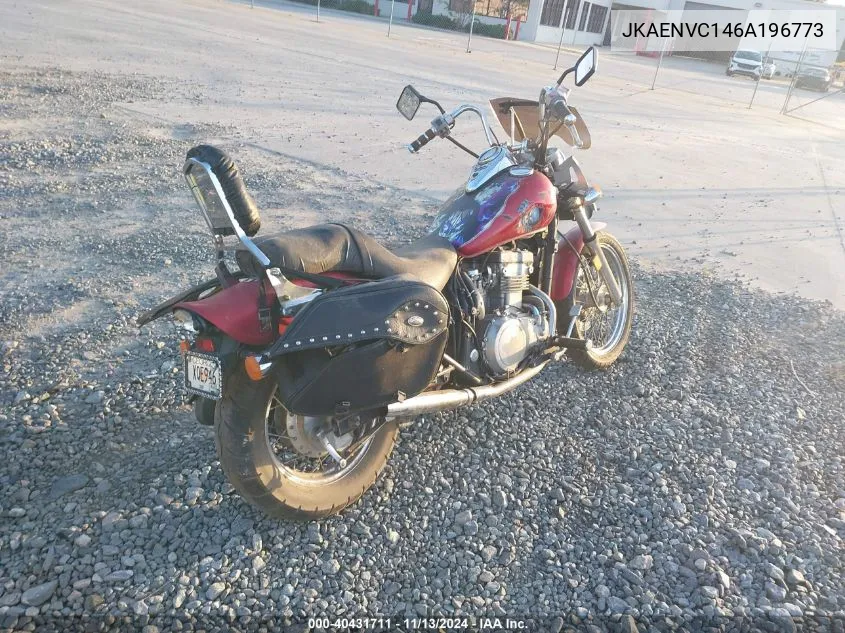 2006 Kawasaki En500 C VIN: JKAENVC146A196773 Lot: 40431711