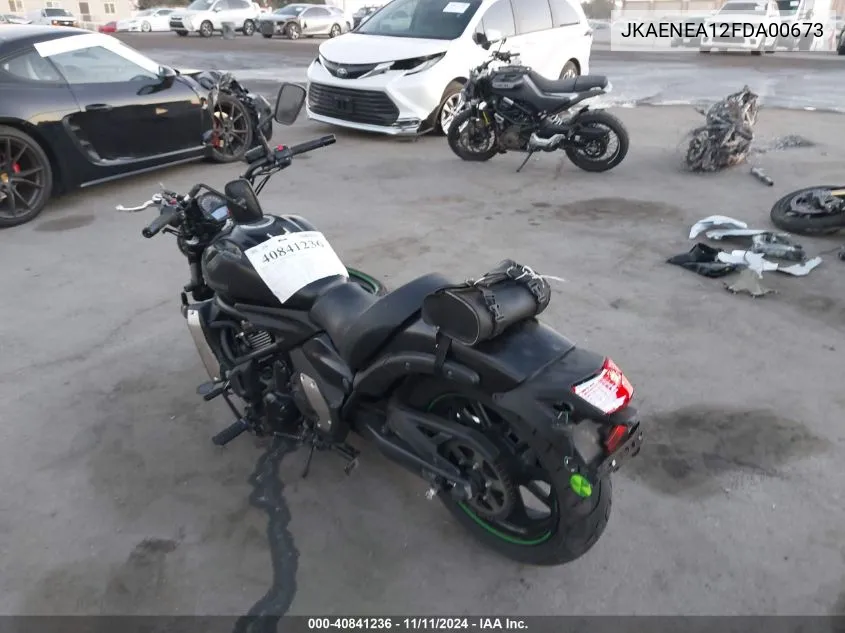 2015 Kawasaki En650 A VIN: JKAENEA12FDA00673 Lot: 40841236