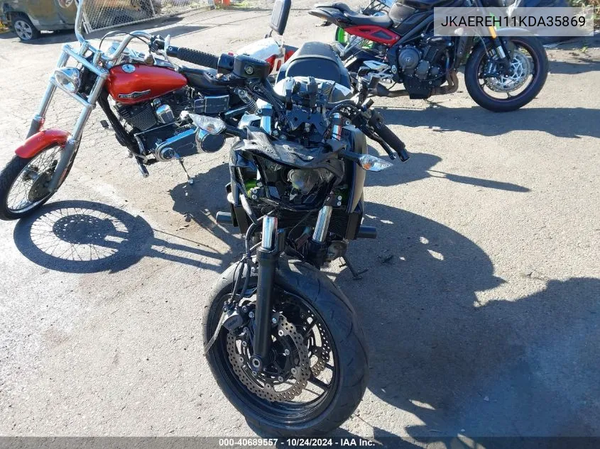 2019 Kawasaki Er650 H VIN: JKAEREH11KDA35869 Lot: 40689557