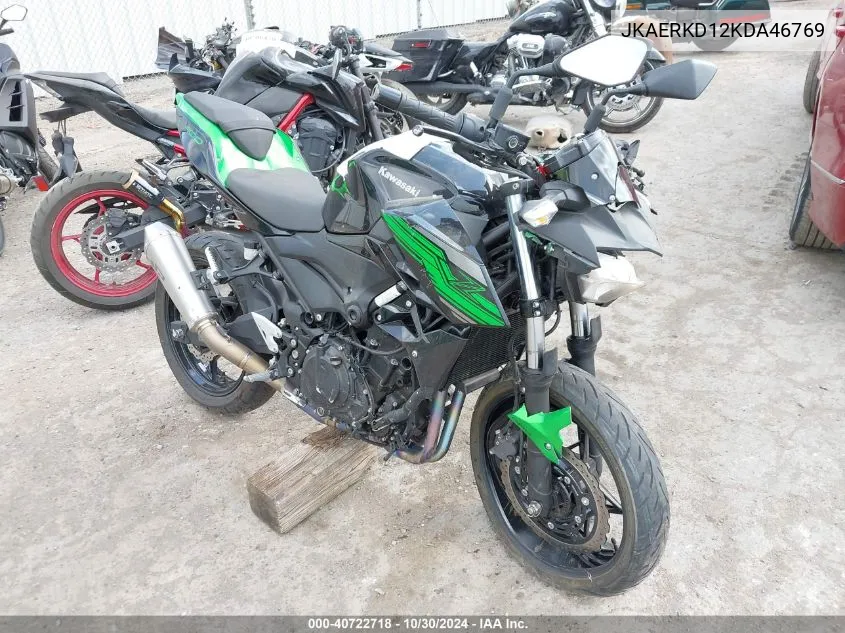 2019 Kawasaki Er400 D VIN: JKAERKD12KDA46769 Lot: 40722718