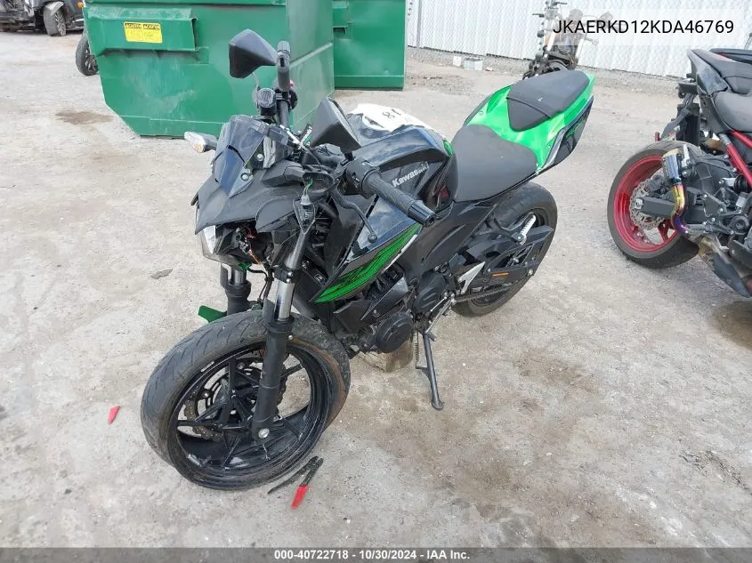 2019 Kawasaki Er400 D VIN: JKAERKD12KDA46769 Lot: 40722718