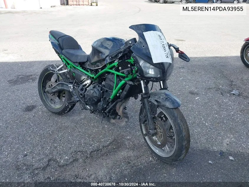 2023 Kawasaki Er650 N VIN: ML5EREN14PDA93955 Lot: 40738678