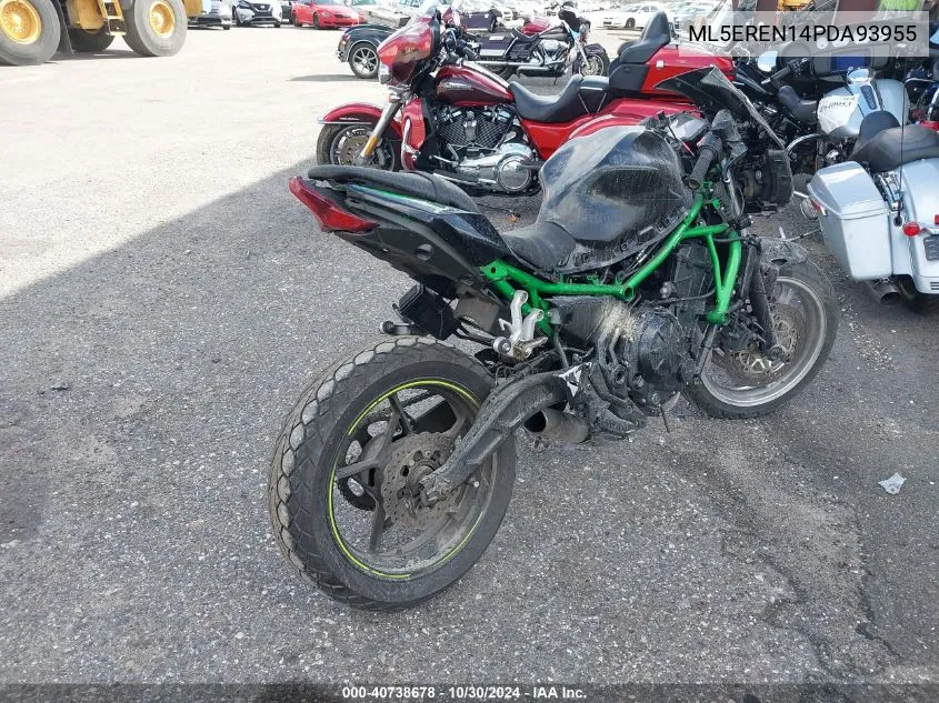 2023 Kawasaki Er650 N VIN: ML5EREN14PDA93955 Lot: 40738678