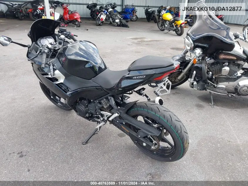 2018 Kawasaki Ex400 VIN: JKAEXKG10JDA12877 Lot: 40763589