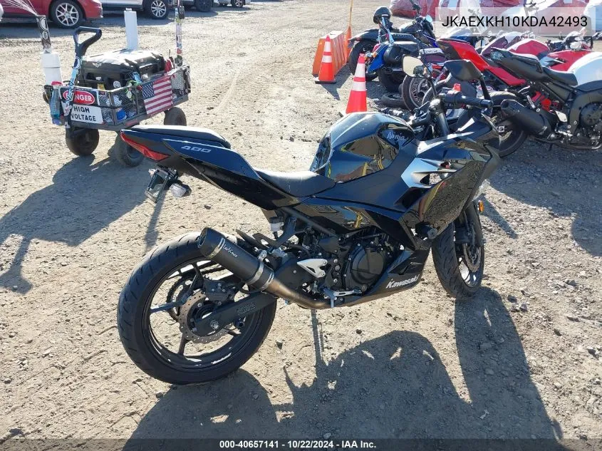 2019 Kawasaki Ex400 VIN: JKAEXKH10KDA42493 Lot: 40657141