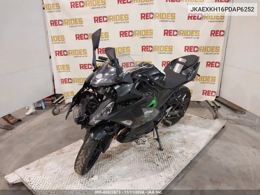 2023 Kawasaki Ex400 VIN: JKAEXKH16PDAP6252 Lot: 40822673