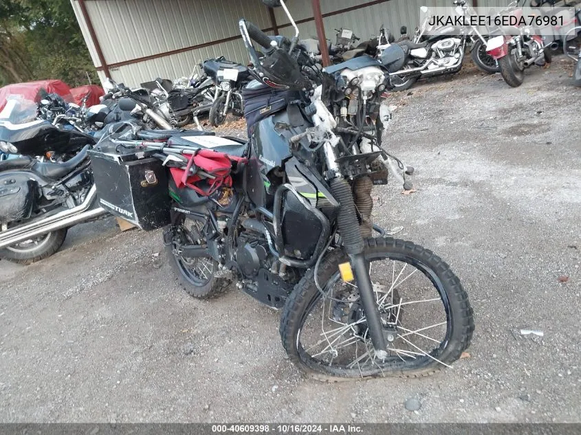 JKAKLEE16EDA76981 2014 Kawasaki Kl650 E