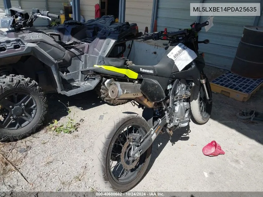 2023 Kawasaki Klx300 E VIN: ML5LXBE14PDA25635 Lot: 40680682