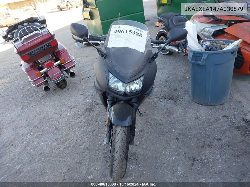 2007 Kawasaki Ex650 A VIN: JKAEXEA147A030879 Lot: 40615388