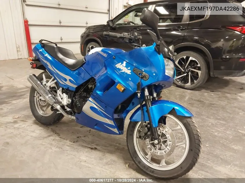 2007 Kawasaki Ex250 F VIN: JKAEXMF197DA42286 Lot: 40617277