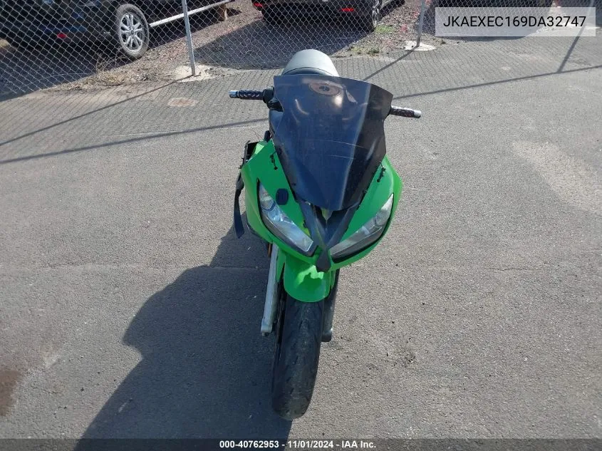 2009 Kawasaki Ex650 C VIN: JKAEXEC169DA32747 Lot: 40762953