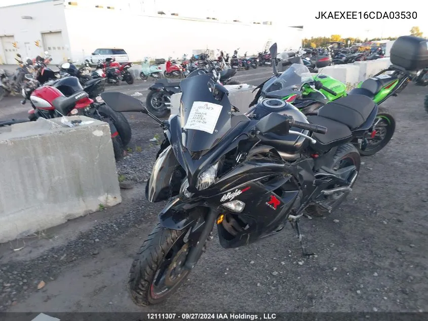 JKAEXEE16CDA03530 2012 Kawasaki Ex650 Ec