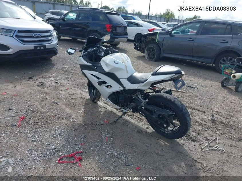 2013 Kawasaki Ex300 A VIN: JKAEX8A15DDA03303 Lot: 12109402