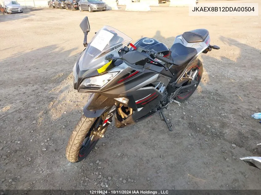 2013 Kawasaki Ex300 B VIN: JKAEX8B12DDA00504 Lot: 12119624