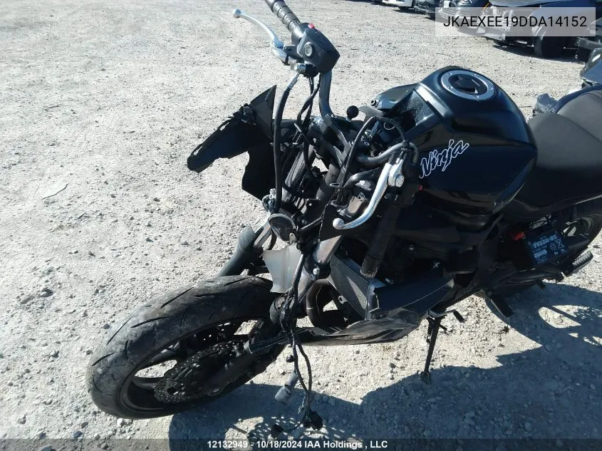 2013 Kawasaki Ex650 E VIN: JKAEXEE19DDA14152 Lot: 12132949