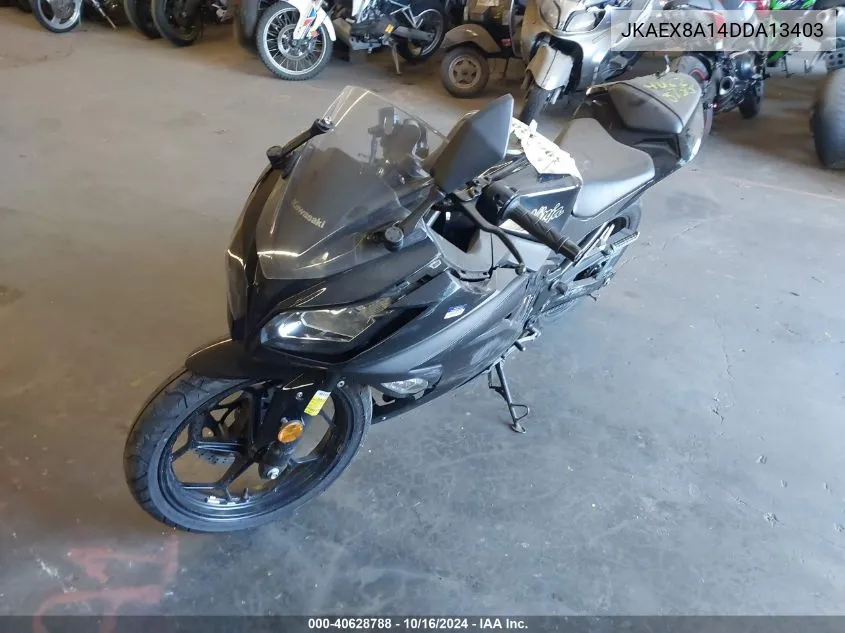 2013 Kawasaki Ex300 A VIN: JKAEX8A14DDA13403 Lot: 40628788