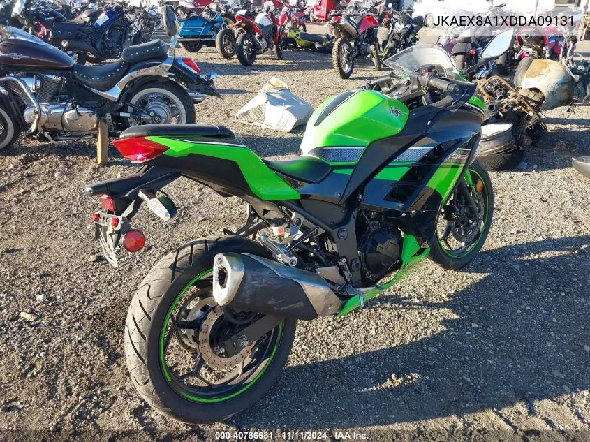 2013 Kawasaki Ex300 A VIN: JKAEX8A1XDDA09131 Lot: 40786681