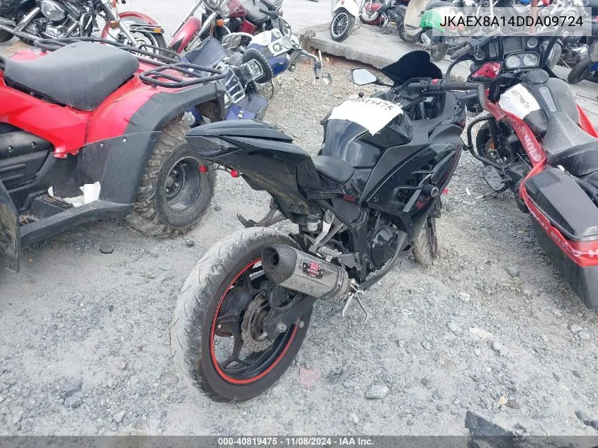 2013 Kawasaki Ex300 A VIN: JKAEX8A14DDA09724 Lot: 40819475