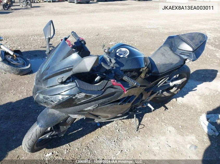 2014 Kawasaki Ex300 A VIN: JKAEX8A13EA003011 Lot: 12060812