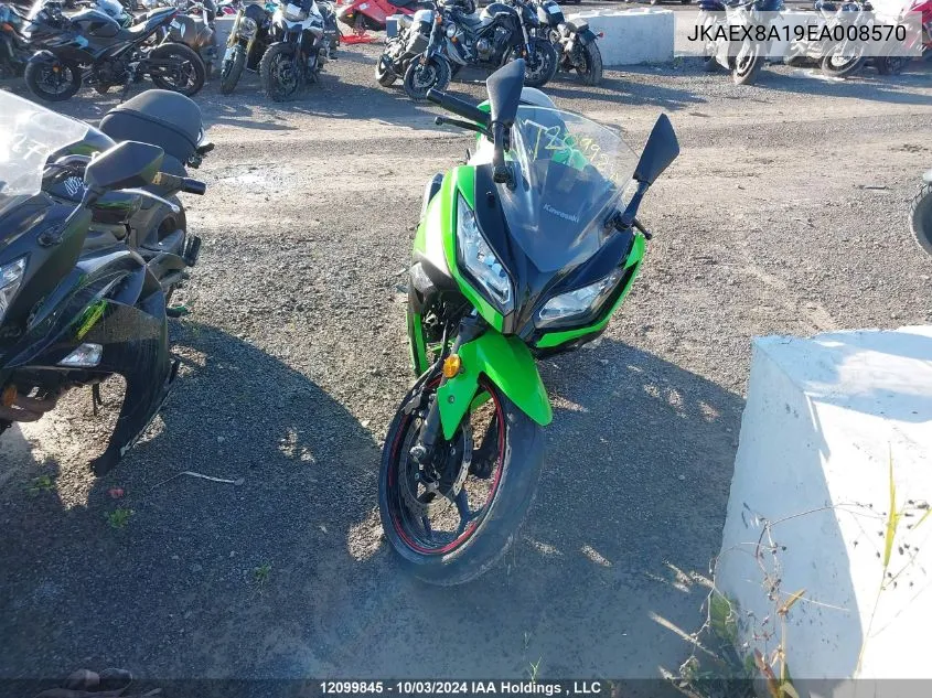 2014 Kawasaki Ex300 A VIN: JKAEX8A19EA008570 Lot: 12099845