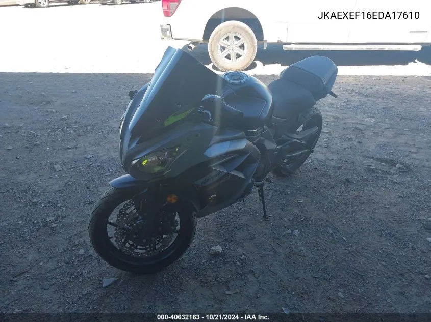 2014 Kawasaki Ex650 F VIN: JKAEXEF16EDA17610 Lot: 40632163