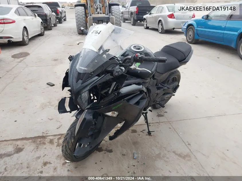 2015 Kawasaki Ex650 E VIN: JKAEXEE16FDA19148 Lot: 40641349