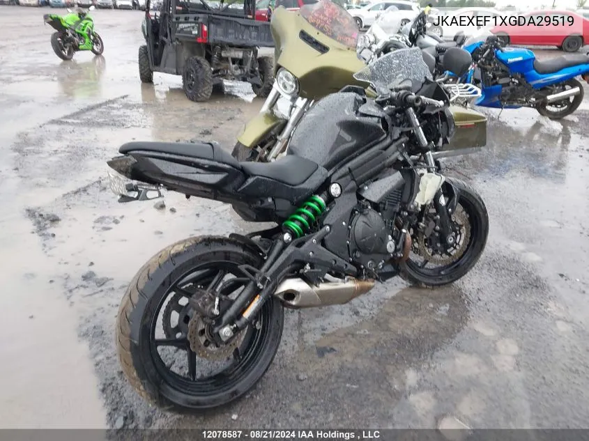 JKAEXEF1XGDA29519 2016 Kawasaki Ex650 F