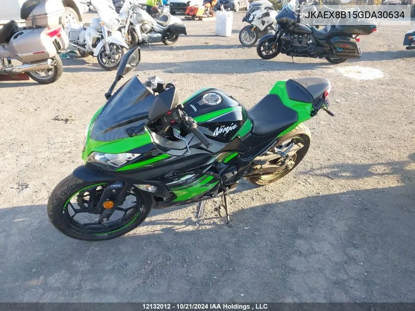 2016 Kawasaki Ex300 B VIN: JKAEX8B15GDA30634 Lot: 12132012