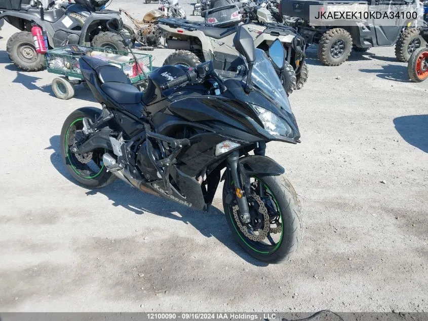 JKAEXEK10KDA34100 2019 Kawasaki Ex650 F