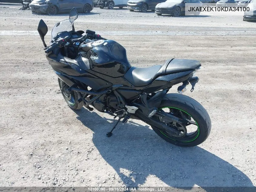 JKAEXEK10KDA34100 2019 Kawasaki Ex650 F