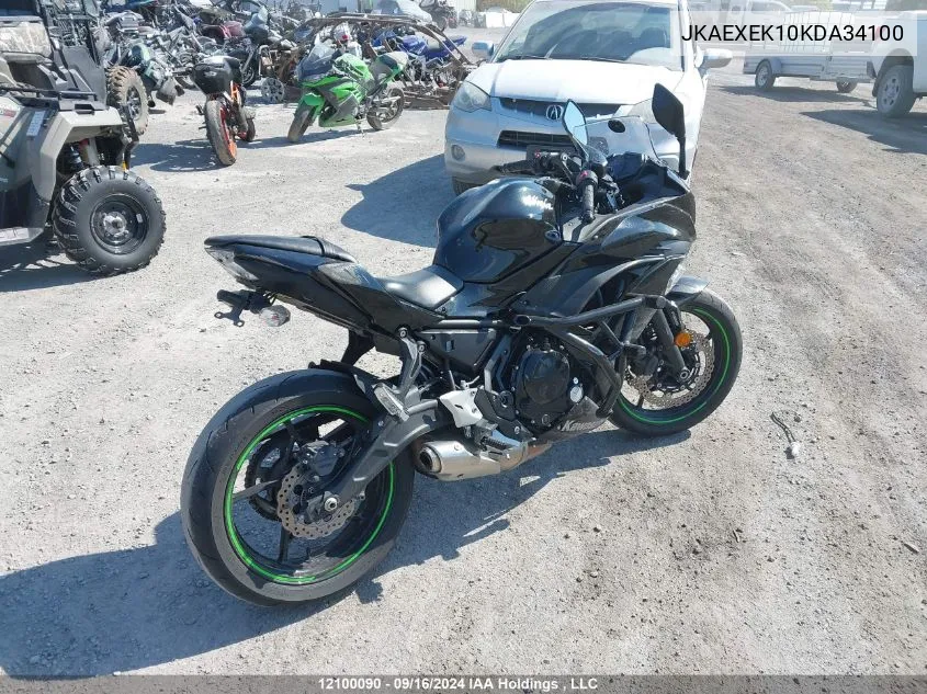 JKAEXEK10KDA34100 2019 Kawasaki Ex650 F