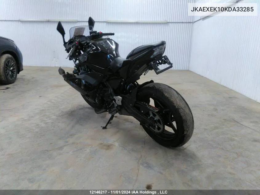 2019 Kawasaki Ex650 F VIN: JKAEXEK10KDA33285 Lot: 12146217