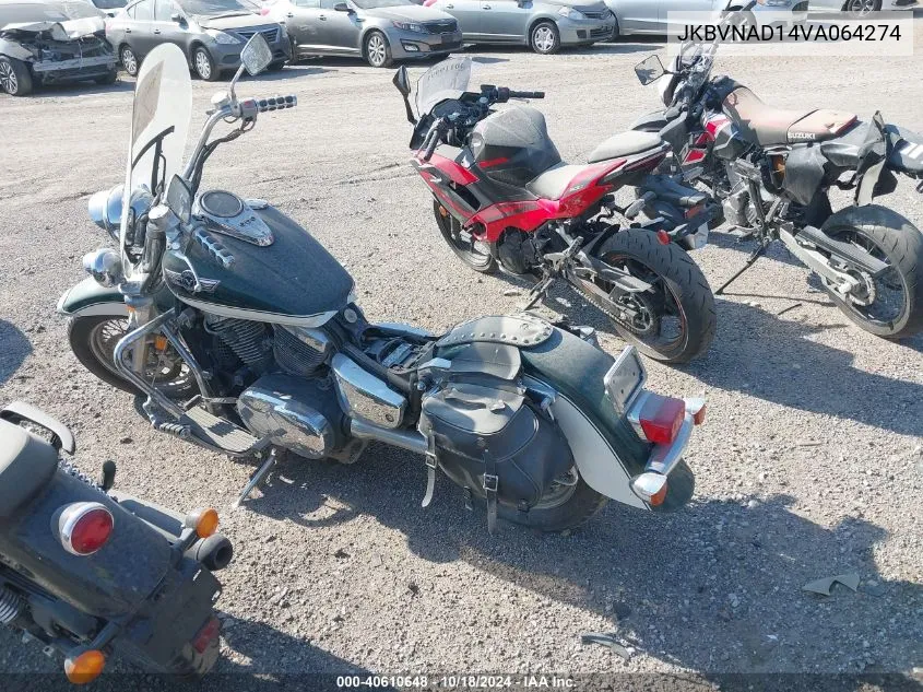 1997 Kawasaki Vn1500 D VIN: JKBVNAD14VA064274 Lot: 40610648