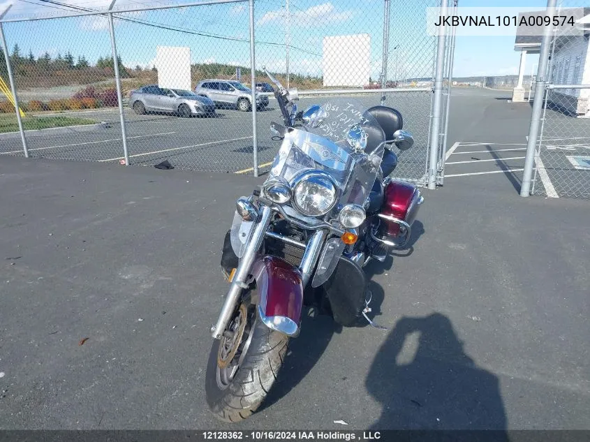 2001 Kawasaki Vn1500 L VIN: JKBVNAL101A009574 Lot: 12128362