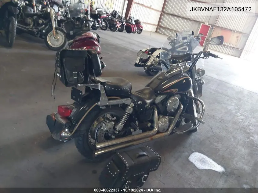 2002 Kawasaki Vn1500 E VIN: JKBVNAE132A105472 Lot: 40622337